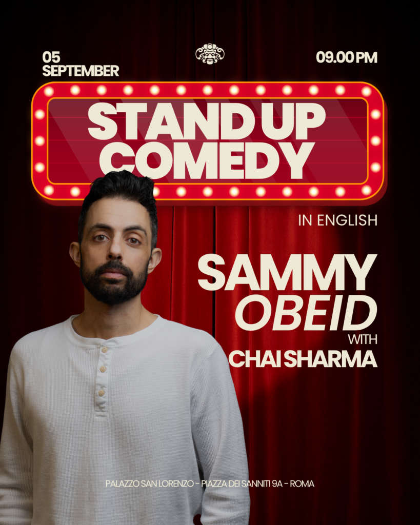 SAMMY OBEID with CHAI SHARMA – Stand up comedy in English